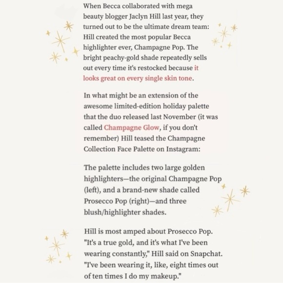 BECCA Cosmetics x Jaclyn Hill 2016 Champagne Collection Palette - Picture 15 of 15